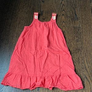 Coral dress from anthropologie